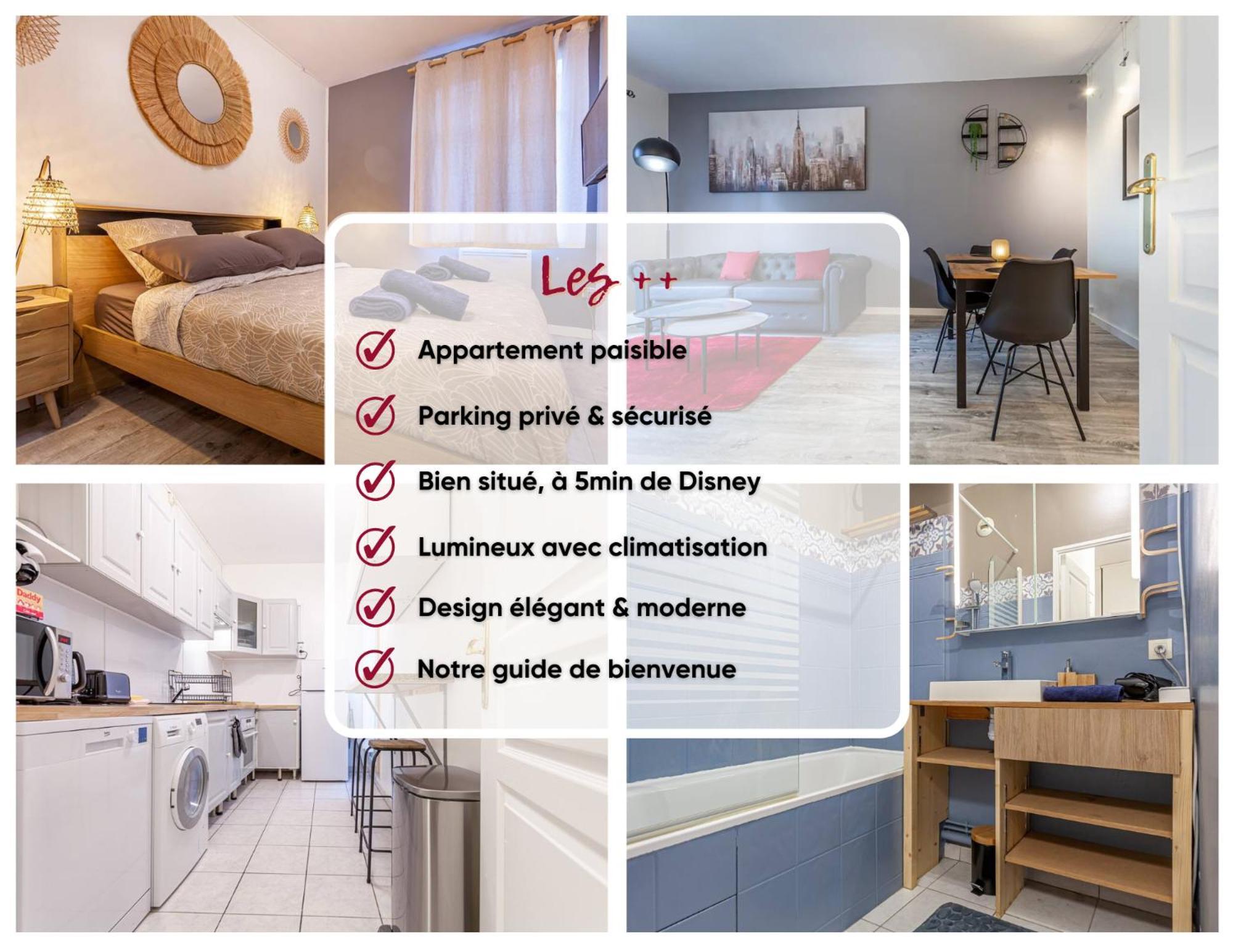 Appartement Equipe Proche De Disneyland Серри Экстерьер фото